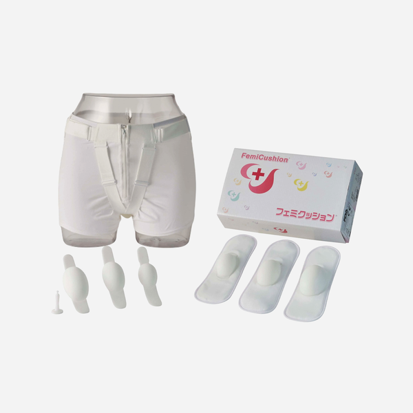 Supporters “Underwear” for FEMICUSHION Non-invasive female prolapse solution